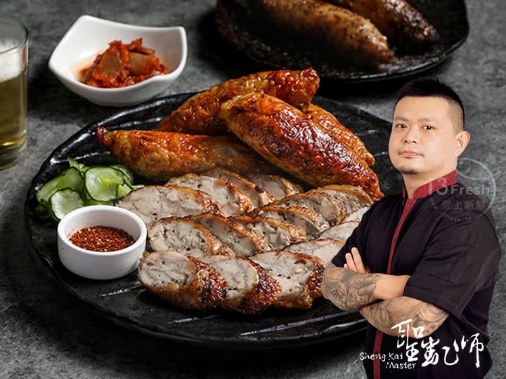 爆汁雞肉捲