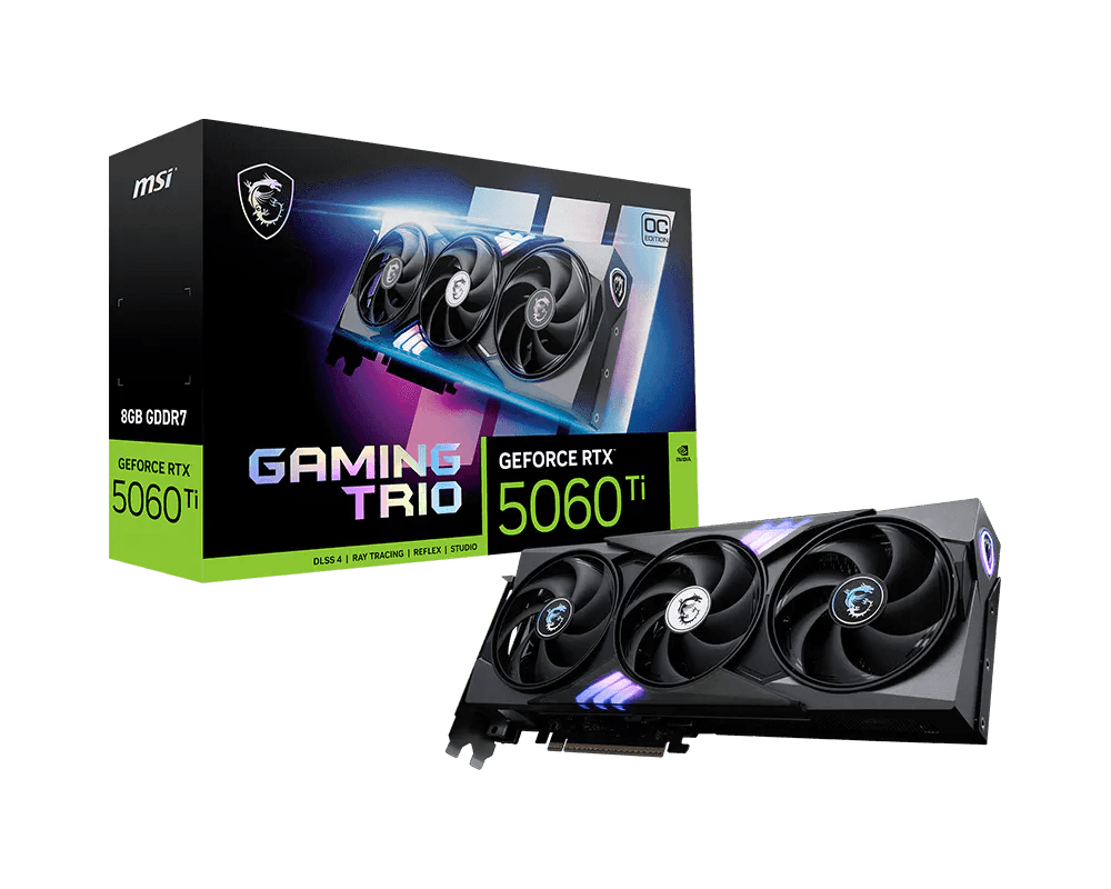 【新品】MSI GeForce RTX 5060 Ti 8G GAMING TRIO OC 微星顯卡