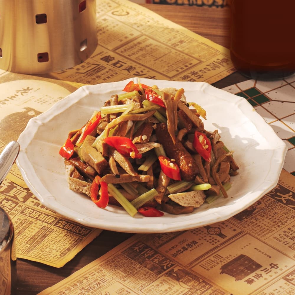 【林聖智主廚聯名】經典客家風味小炒(全素300g)