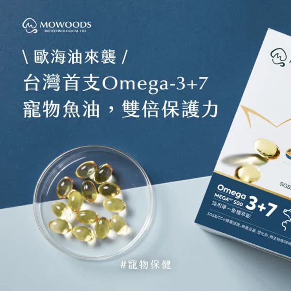 【MOWOODS】歐海油 頂級Omega-3+7魚油超值包(30顆/盒)