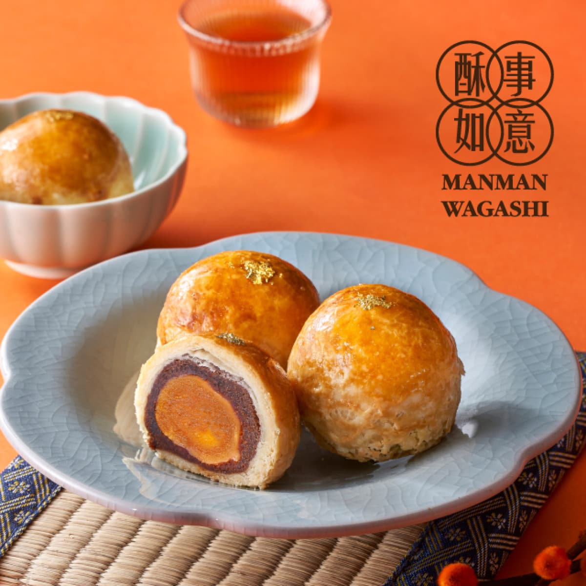 酥事如意蜜香箔金酥|蔓蔓製菓 Manman Wagashi
