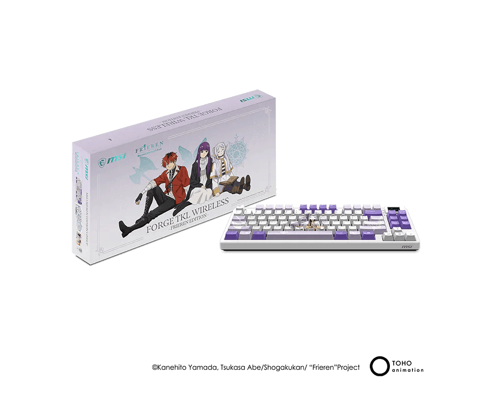 【限量預購登記】MSI FORGE TKL WIRELESS FRIEREN EDITION 微星電競鍵盤