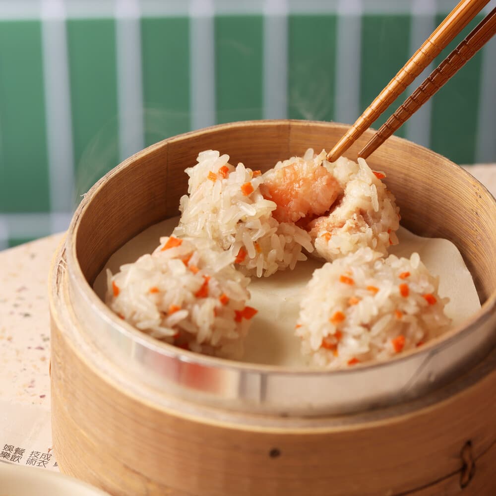 【心港點】糯米鮮蝦珍珠丸