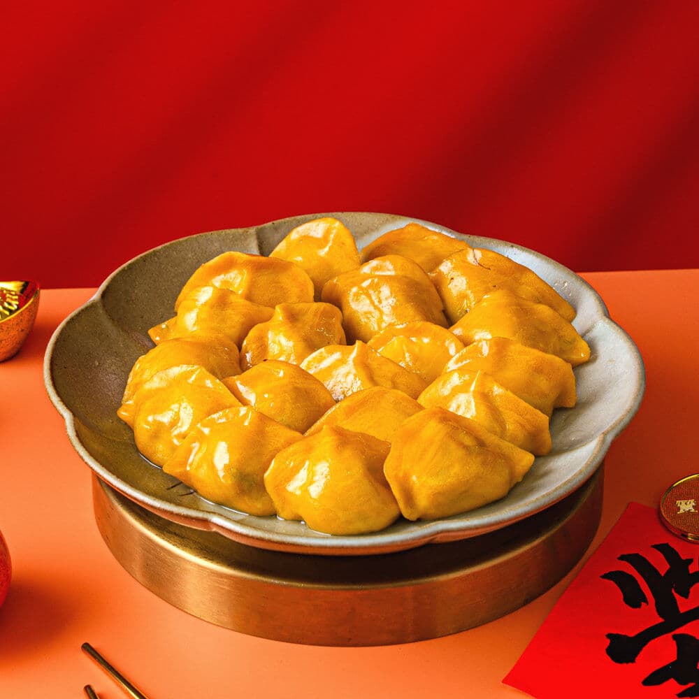 【林聖智主廚聯名】金澄飽滿鮮蔬餃(全素600g)